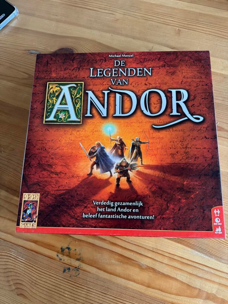 De Legenden van Andor - Avontuurlijk Bordspel, Hobby en Vrije tijd, Gezelschapsspellen | Bordspellen, Drie of vier spelers, Ophalen of Verzenden
