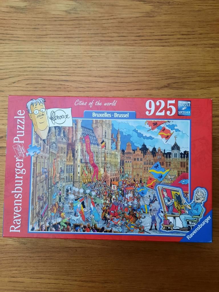 Ravensburger puzzel Brussel 925 stukjes, Ophalen of Verzenden, Meer dan 50 stukjes, Gebruikt, 6 jaar of ouder