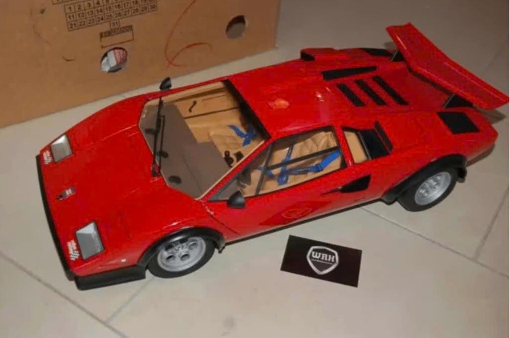 !! SALE !! 1:8 LAMBORGHINI COUNTACH LP500S Deagostini WRH, Ophalen, Zo goed als nieuw, 1:5 t/m 1:8, Auto