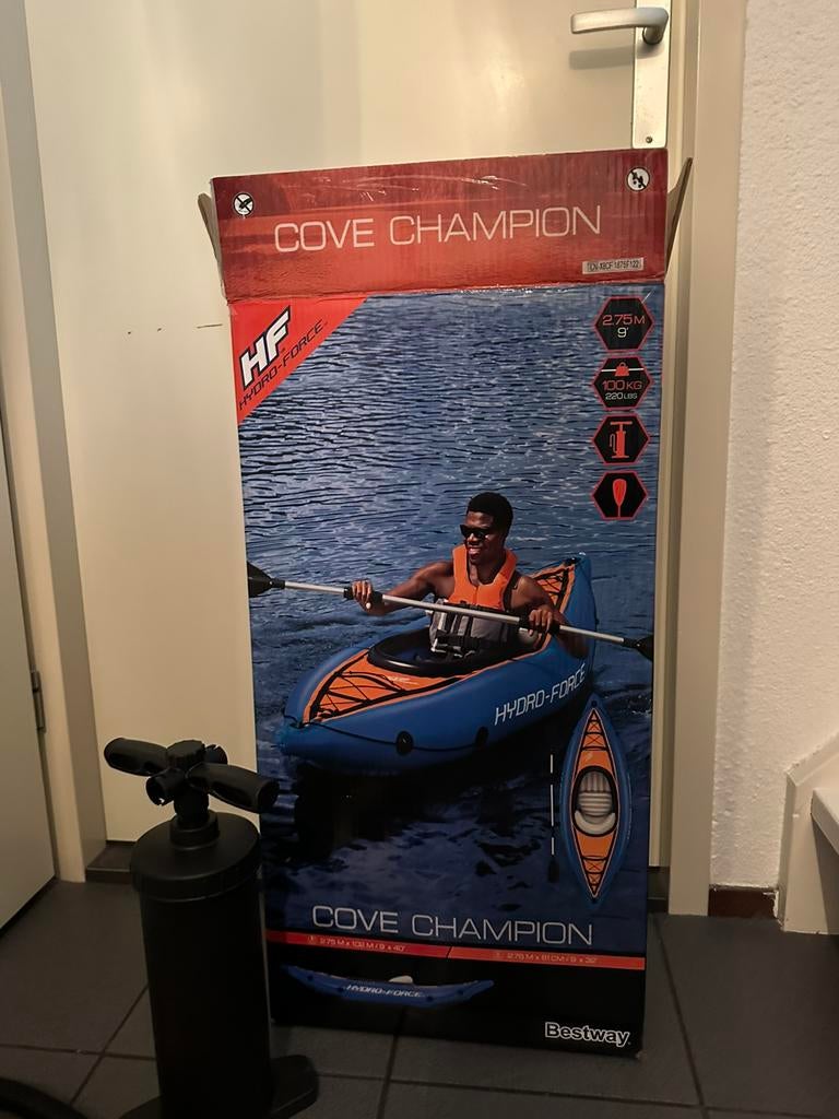 Opblaasbare Kajak Cove Champion Hydro Force, Ophalen, Zo goed als nieuw, 1-persoons
