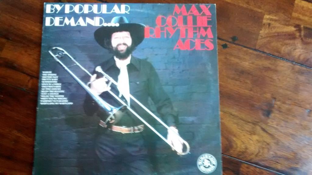 Trombone LP - Max Collie Rhythm aces - By popular demand, Cd's en Dvd's, Vinyl | Jazz en Blues, Zo goed als nieuw, Jazz, 1960 tot 1980