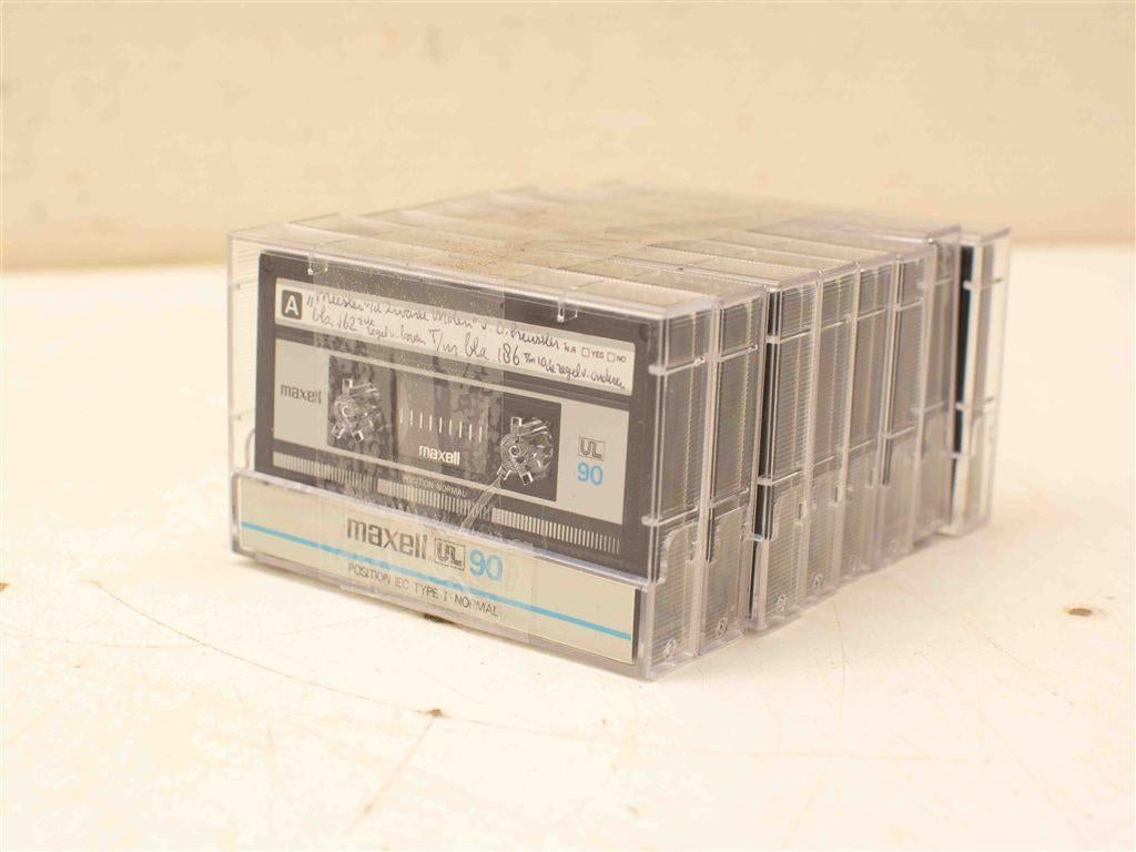 8 Maxell cassettebandjes 38468, Ophalen of Verzenden, Gebruikt, Overige genres, 1 bandje