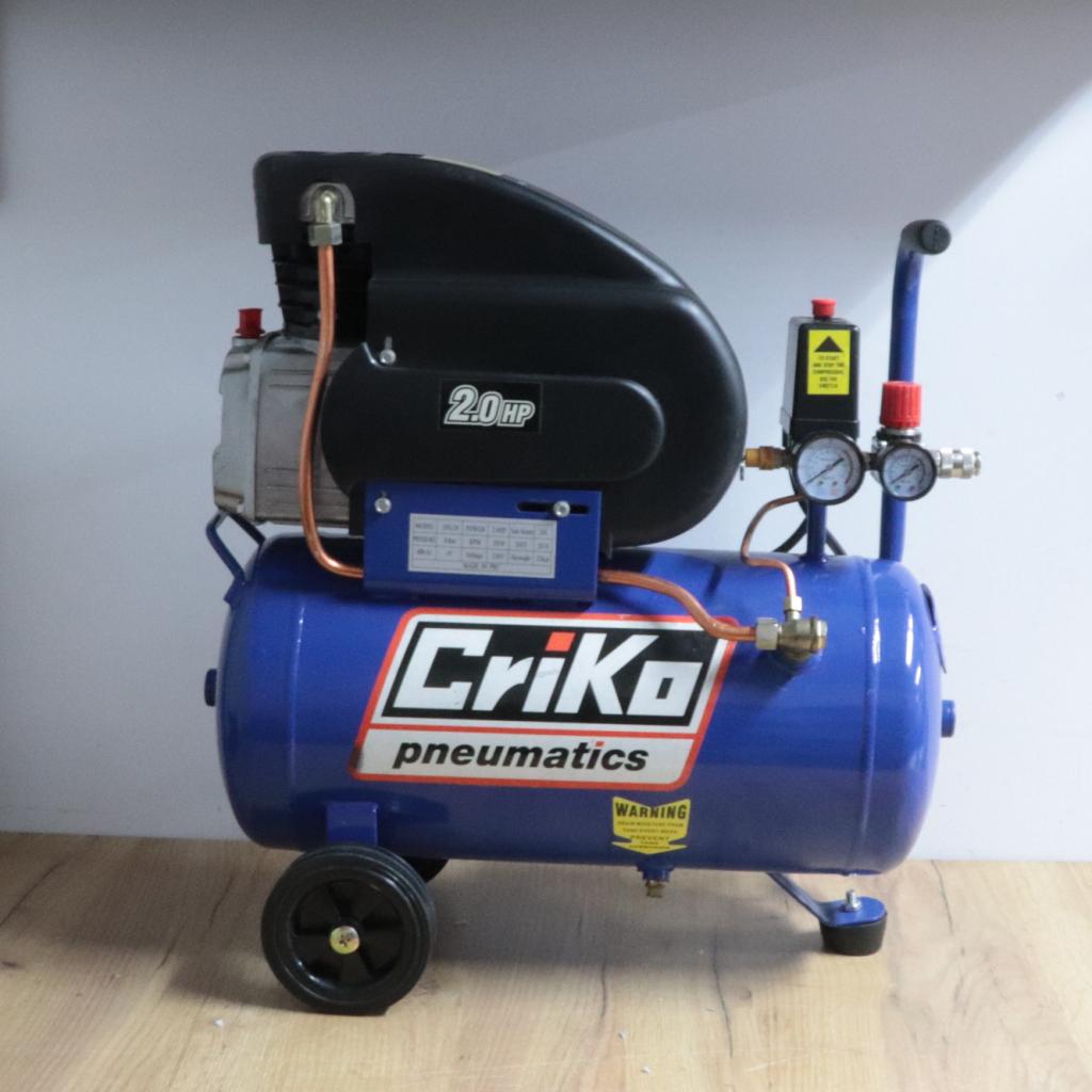 Criko Pneumatics Compressor 2.0 HP - ZGAN, Doe-het-zelf en Verbouw, Compressors, Flex Ltd., Zo goed als nieuw, https://flex.com/contact-us