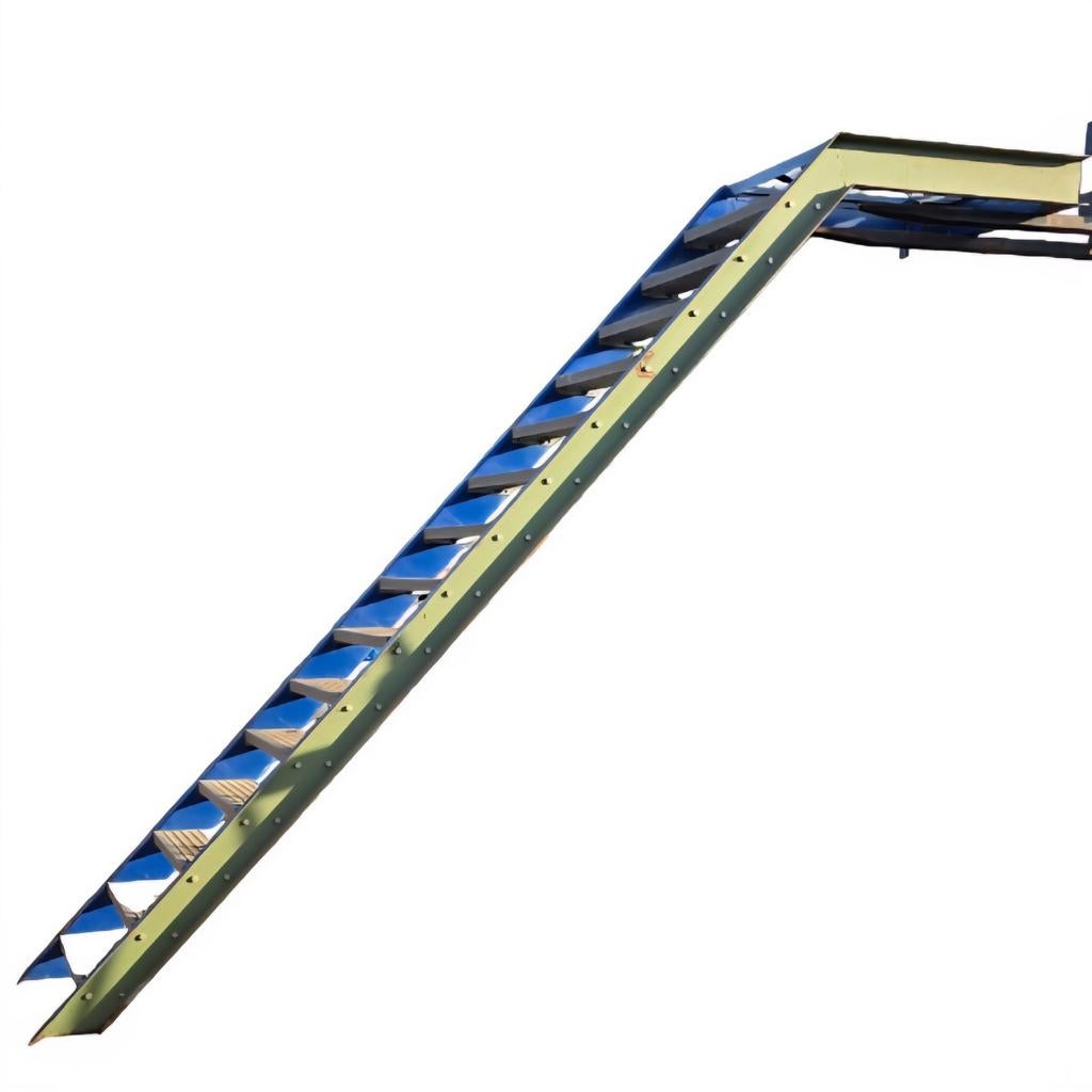 Stalen trap 295cm / bordestrap met plateau / bordes boven., Ophalen, Gebruikt, Trap, 2 tot 4 meter