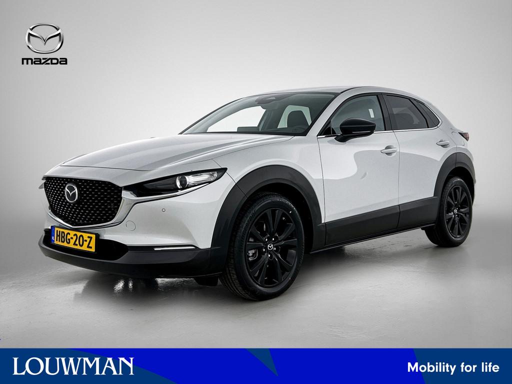 Mazda CX-30 2.5 e-SkyActiv-G M Hybrid Homura | Camera Achter, Auto's, Mazda, 12 maanden, 4 cilinders, Wit, Origineel Nederlands