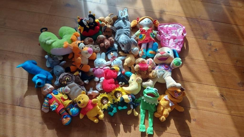 Heel veel knuffels etc. etc., Kinderen en Baby's, Speelgoed | Knuffels en Pluche, Ophalen of Verzenden, Zo goed als nieuw, Hond