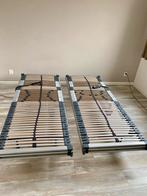 2 electrisch verstelbare lattenbodems, Huis en Inrichting, Slaapkamer | Matrassen en Bedbodems, Ophalen, Zo goed als nieuw, Tweepersoons