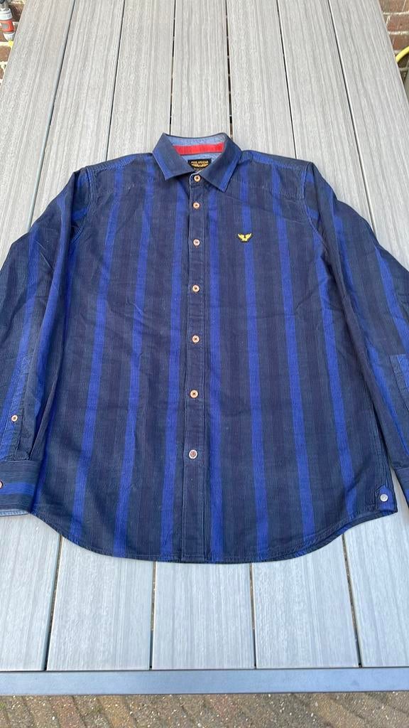 PME LEGEND. OVERHEMD MAAT M, Kleding | Heren, Overhemden, Ophalen of Verzenden, Zo goed als nieuw, Blauw, Halswijdte 39/40 (M)
