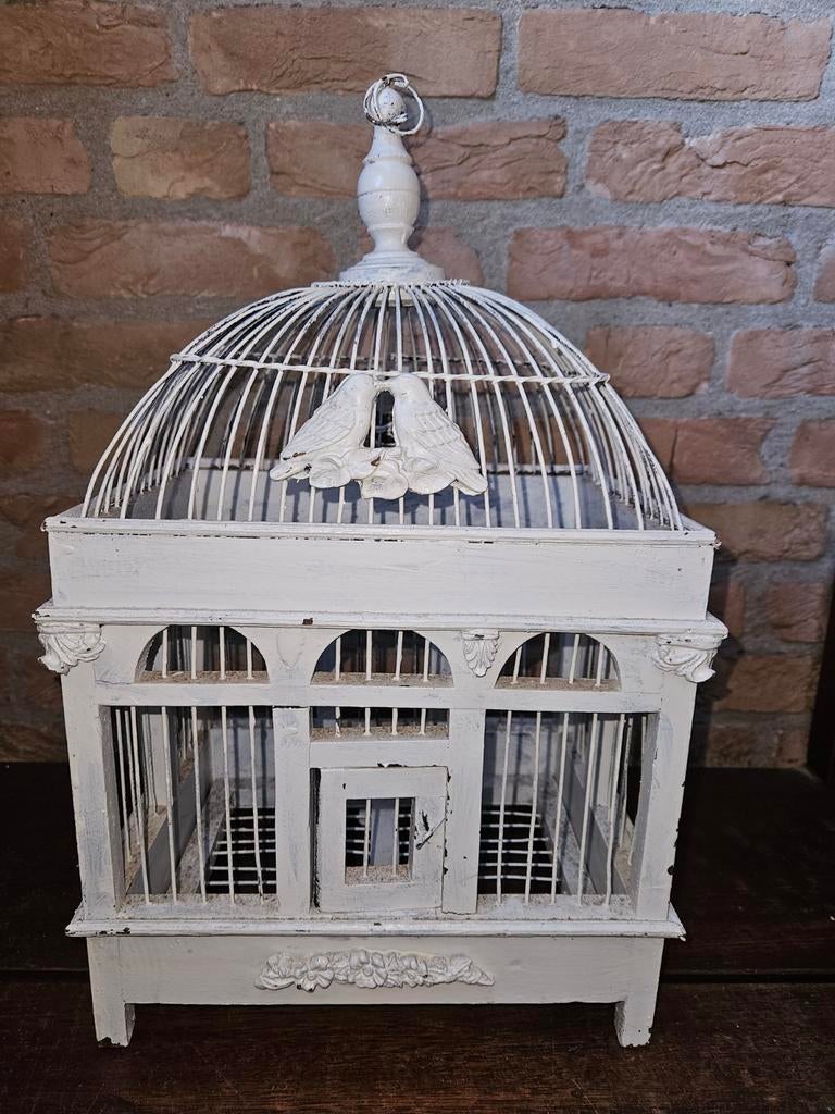 Brokante vogelkooi, Antiek en Kunst, Ophalen of Verzenden