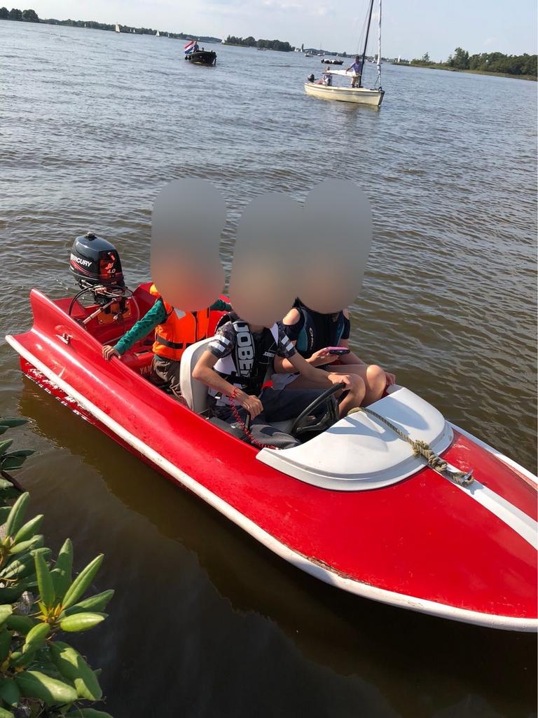 Leuk Speedbootje met buitenboordmotor - Vaarklaar!, Ophalen, Gebruikt, Minder dan 3 meter, Minder dan 70 pk