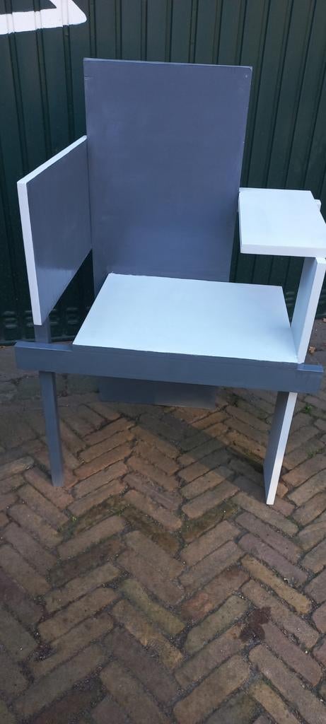 Rietveld stoel, model Berlijn - Houten stoel, Huis en Inrichting, Ophalen of Verzenden