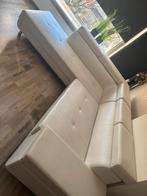 Wit imitatie leren bank, Ophalen, Zo goed als nieuw