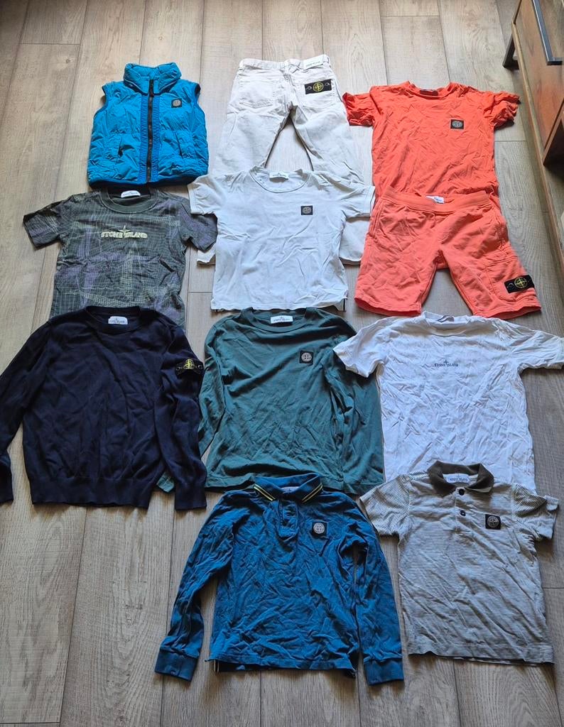 Stone island kleding kids zgan, Ophalen of Verzenden, Zo goed als nieuw, Jongen, Shirt of Longsleeve