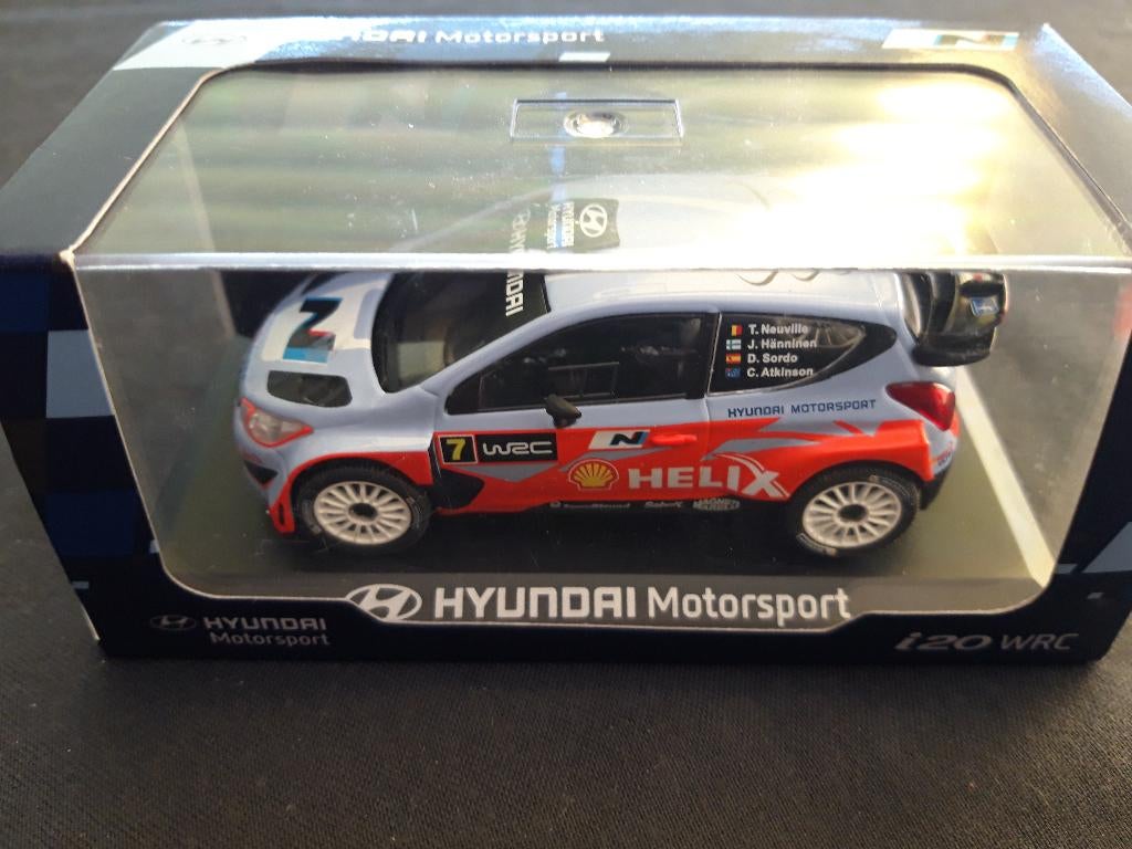 Hyundai i20 WRC - nieuw in doos 1:43 - PINO, Ophalen of Verzenden, Zo goed als nieuw, Auto, Overige merken