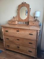 Grenen dressoir met spiegel, Huis en Inrichting, Kasten | Ladekasten, Ophalen, Gebruikt, 100 tot 150 cm, Minder dan 100 cm