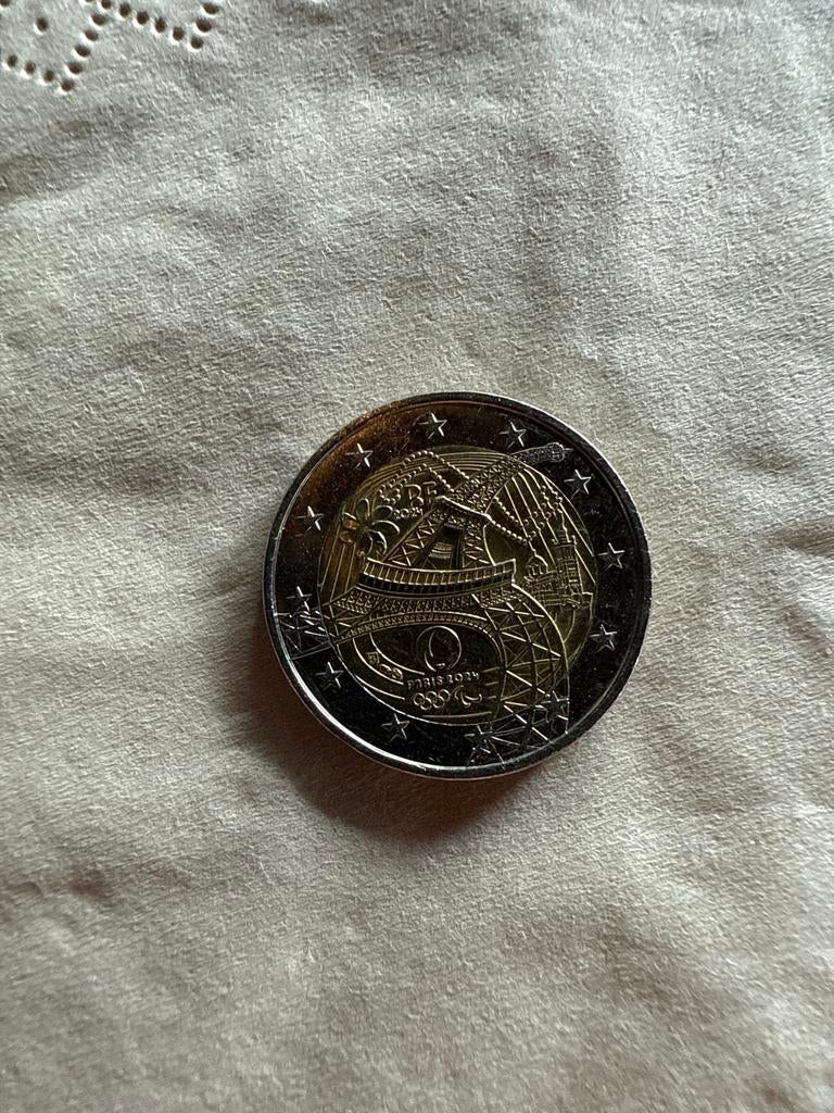 Frankrijk 2 euro 2024 Olympische Spelen Parijs Eiffeltoren, Postzegels en Munten, Munten | Europa | Euromunten, Ophalen of Verzenden