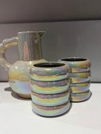 Kannetje en 2 mokjes, Keramiek, Ophalen of Verzenden, Zo goed als nieuw, Effen