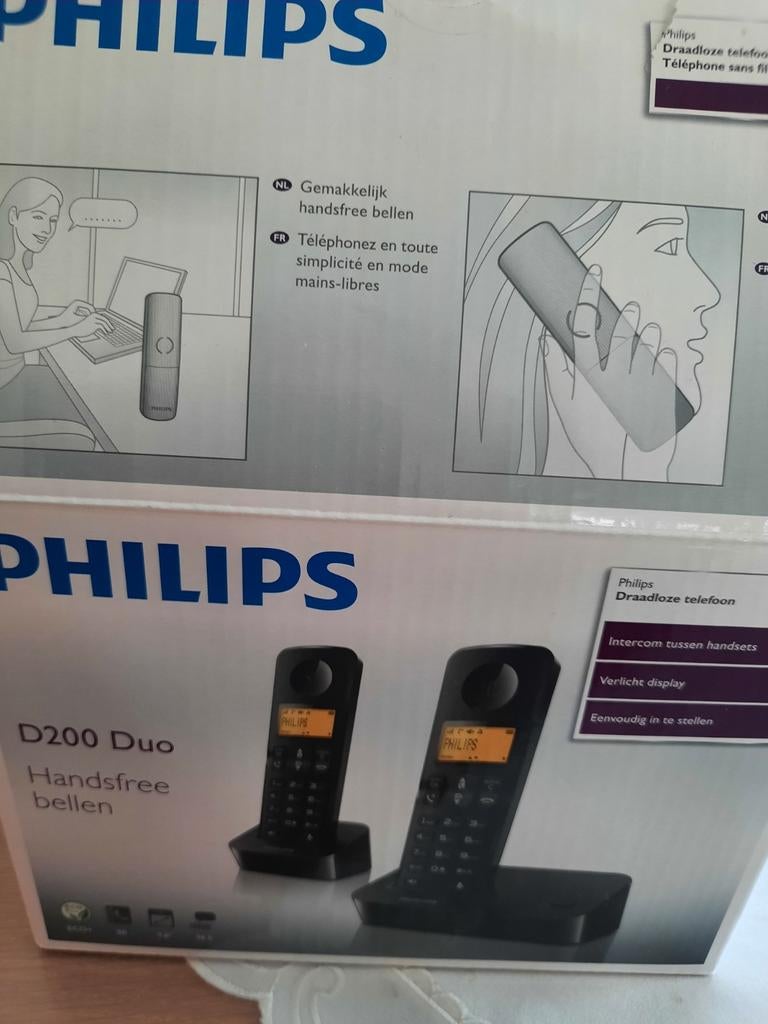 Nieuwe handsfree telefoon, Ophalen of Verzenden, Nieuw, 2 handsets