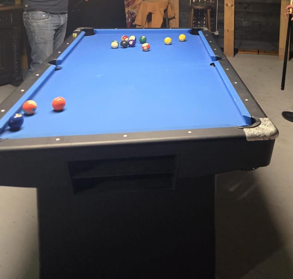 Biljarttafel om te bouwen tot tafeltennistafel, Sport en Fitness, Biljarten en Poolen, Ophalen, Gebruikt, Biljarttafel