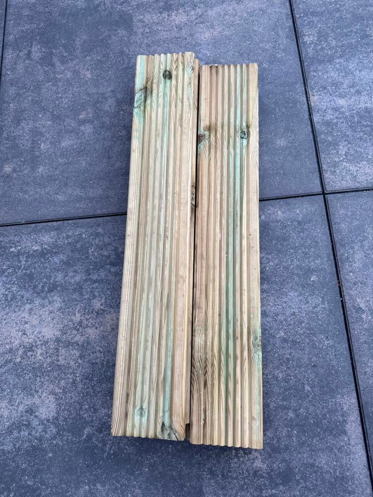 Vlonderplanken grenen gezaagd 78-80 cm (21 stuks), Ophalen of Verzenden, Nieuw, Hout