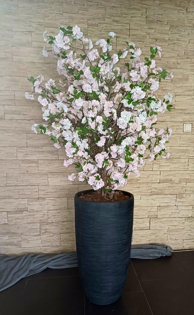 Mooie grote sier bloesem boom met verlichting handgemaakt, Ophalen, Nieuw, Kunstbloesem