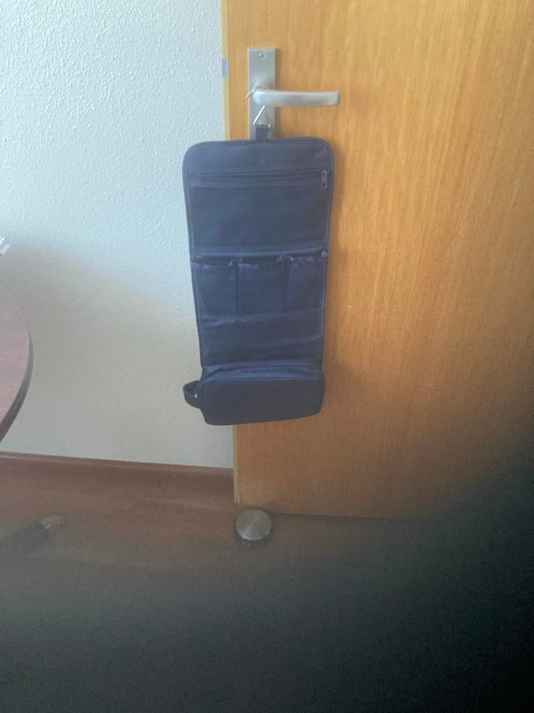 Handige reisetui / toilettas - Compact en praktisch, Ophalen of Verzenden, Gebruikt, Blauw, Heer of Dame