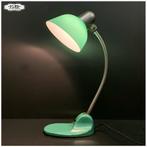 Siemens & Schuckert, ca 1930 Bauhaus Bureaulamp glazen kap, Ophalen of Verzenden