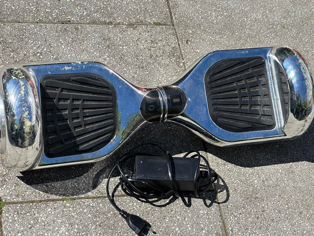 Hoverboard / Elektrische step - Chroom, Fietsen en Brommers, Steps, Gebruikt, Elektrische step (E-scooter), Ophalen of Verzenden
