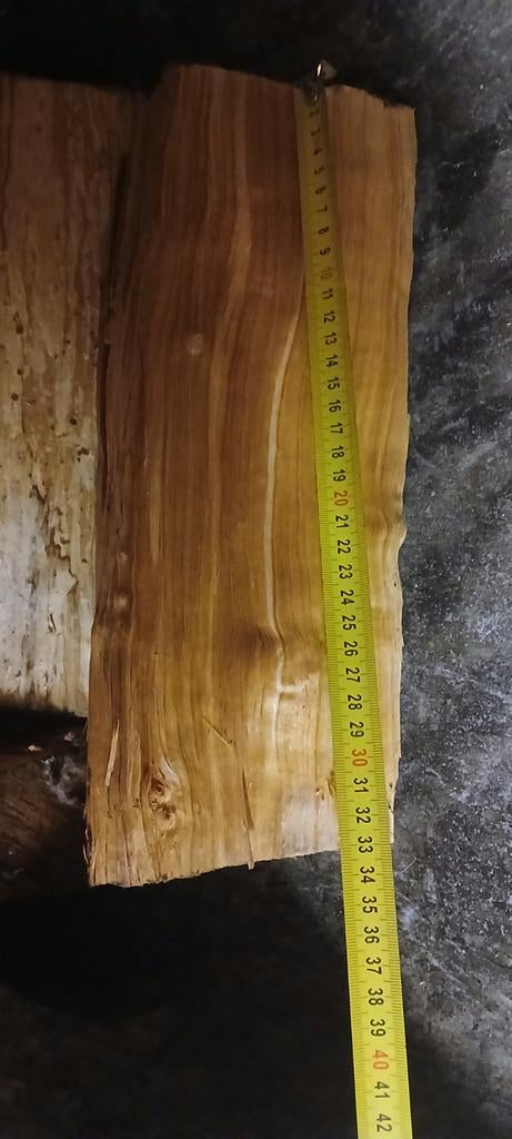 Geklooft berken hout, Tuin en Terras, 3 tot 6 m³, Ophalen, Berkenhout, Blokken