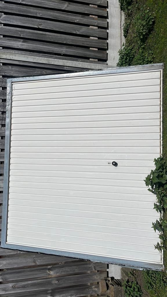 Kanteldeur : ook ideaal als wandpaneel voor schuur oid, Ophalen, Garagedeur, Zo goed als nieuw, 120 cm of meer