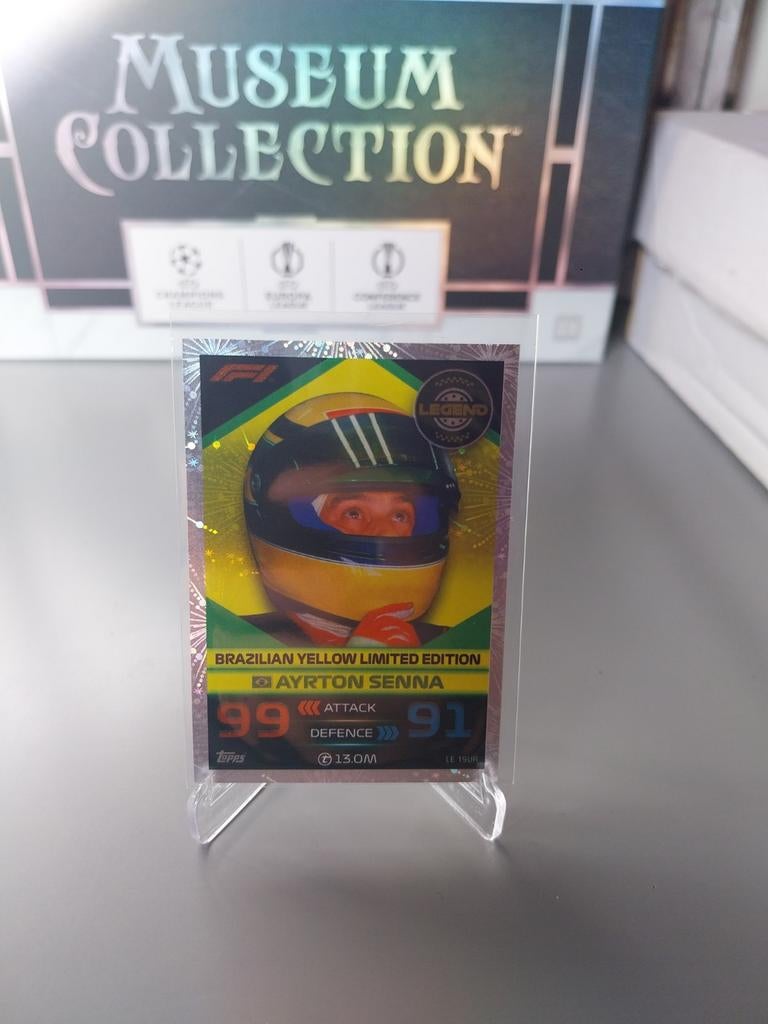 LE19UR Ayrton Senna Topps Turbo Attax 2023, Hobby en Vrije tijd, Stickers en Plaatjes, Ophalen of Verzenden, Zo goed als nieuw