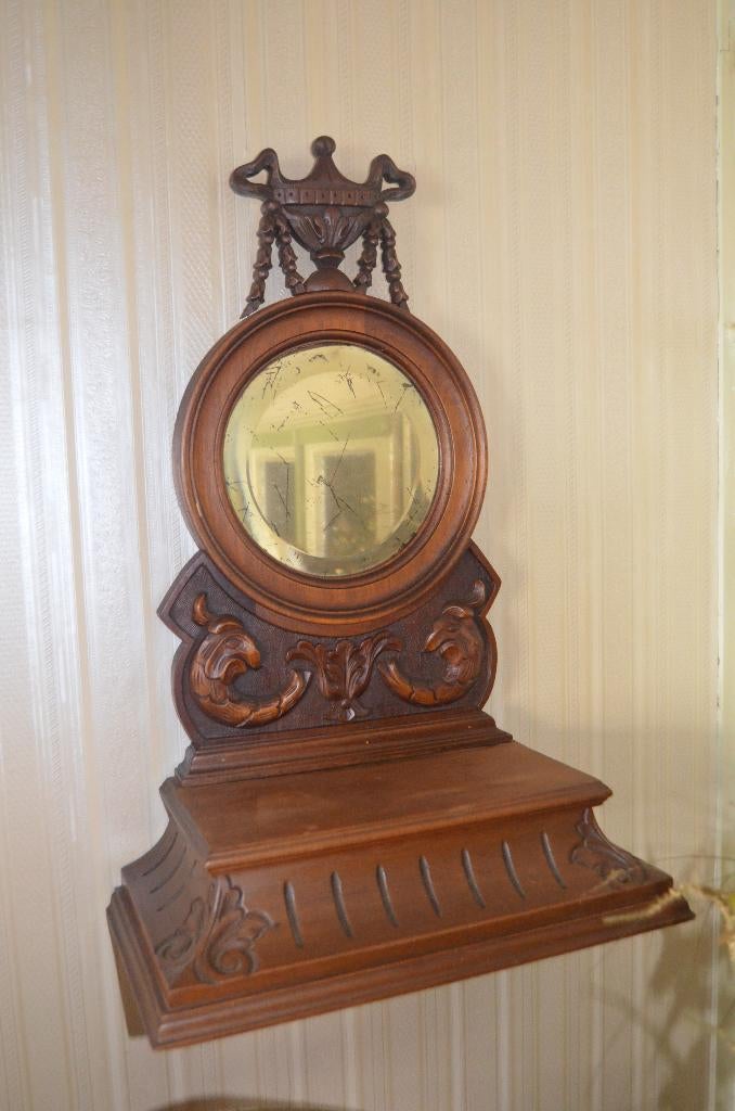 Fraaie antieke console met spiegel(tje), Ophalen