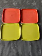 4 deksels voor TUPPERWARE diepvriesdoosjes., Ophalen of Verzenden, Overige typen