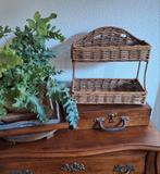 Rieten badkamerrekje landelijk, Ophalen of Verzenden, Zo goed als nieuw