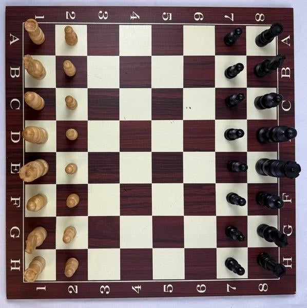 Schaak Nine Men's Morris bordspel hout 45x45cm schaakfiguren, Coolsingel 104, 3011 AG Rotterdam, Netherlands, Verzenden, Een of twee spelers