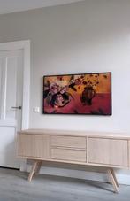 Deze prachtige eikenhout tv kast japandi, Ophalen, Eikenhout, Zo goed als nieuw, Minder dan 100 cm