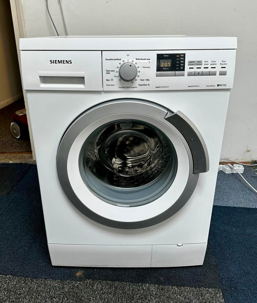 Siemens IQ700 Varioperfect wasmachine 8 kg 1600 Toeren A+++, Witgoed en Apparatuur, Wasmachines, Minder dan 85 cm, Www.siemens.com