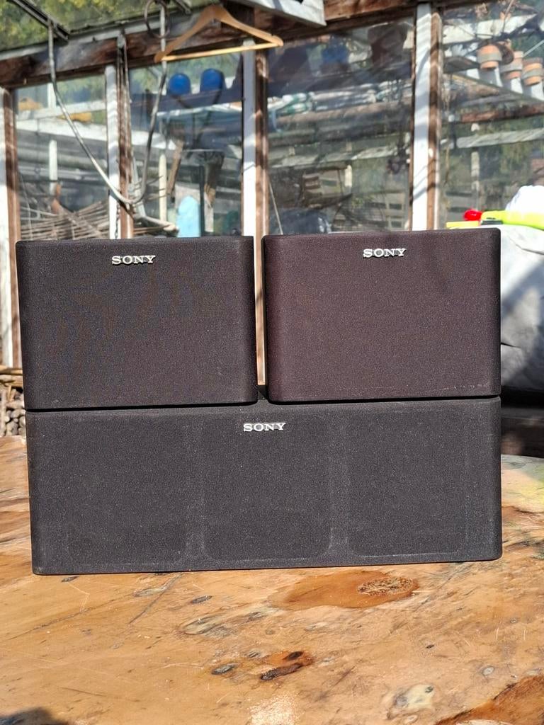 Sony Surround Luidsprekers - 3 Stuks (SS-CN10), Gebruikt, Ophalen of Verzenden, 60 tot 120 watt, Surroundset zonder subwoofer