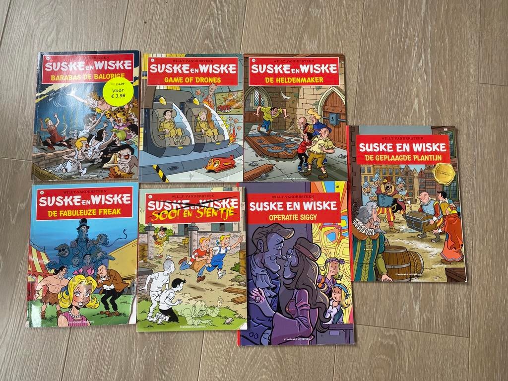 suske en wiske 331 345 330 366 338 337 323, Boeken, Meerdere stripboeken, Ophalen of Verzenden, Gelezen