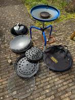 CADAC Schotelbraai Compleet met Accessoires en Gasregelaar, Ophalen of Verzenden, Gebruikt