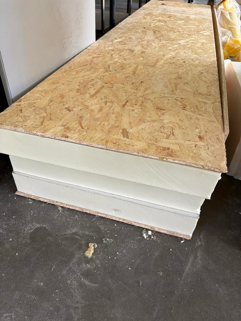 3x PIR+OSB Isolatieplaten 2600x600x90+12mm Rd:4,09, Ophalen, Nieuw, Hardschuim (Pir), Minder dan 5 m²