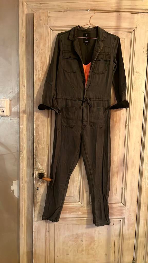 G star raw soepele jumpsuit Broekpak , overal., Kleding | Dames, Ophalen of Verzenden, Zo goed als nieuw, Maat 34 (XS) of kleiner