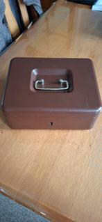 Geldkist, Verzamelen, Spaarpotten, Ophalen of Verzenden, Zo goed als nieuw, Metaal of Blik, Overige thema's