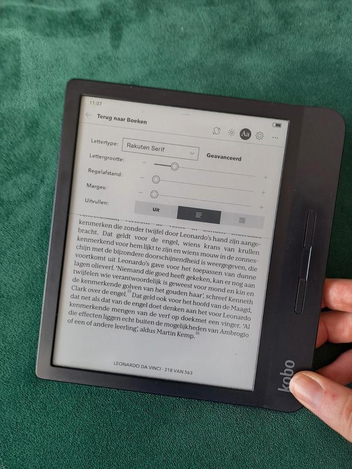 Kobo Libra h2o e-reader - Zo goed als nieuw, Computers en Software, E-readers, Zo goed als nieuw, 7 inch, 8 GB, Touchscreen, Waterbestendig
