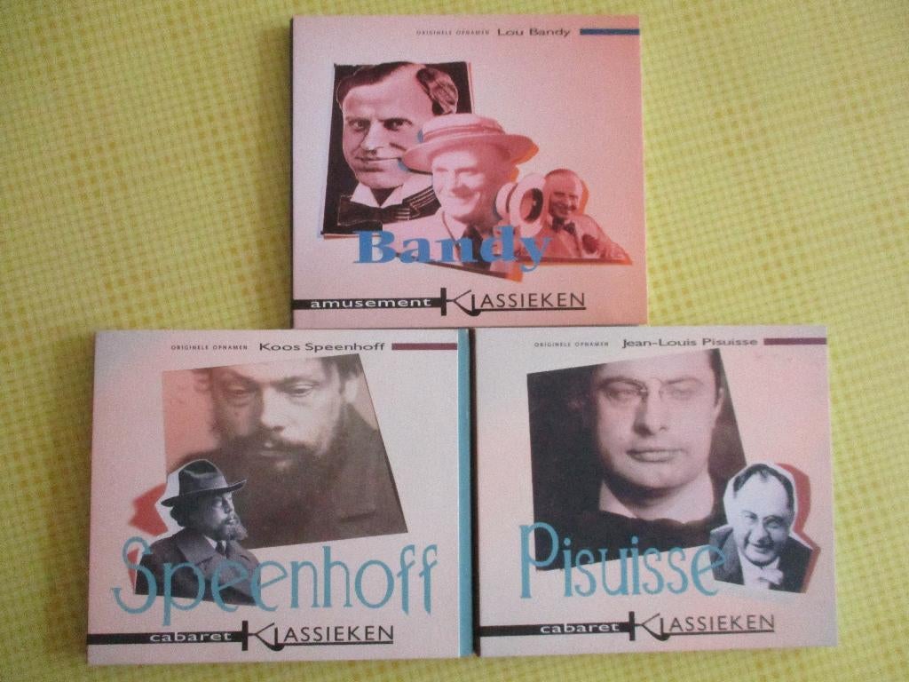 Lou Bandy/Derby/Speenhoff/Jacobs/Pisuisse -  Cabaret CD's, Ophalen of Verzenden, Gebruikt