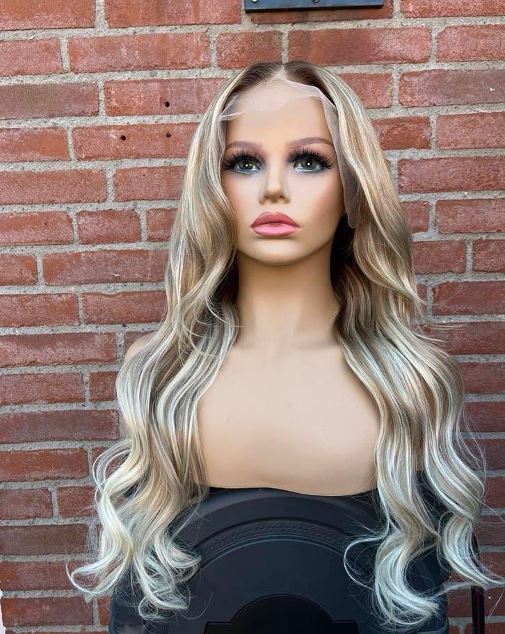 Blonde balayage haarwerk lace wig pruik echt haar, Sieraden, Tassen en Uiterlijk, Uiterlijk | Haarverzorging, Ophalen, Zo goed als nieuw