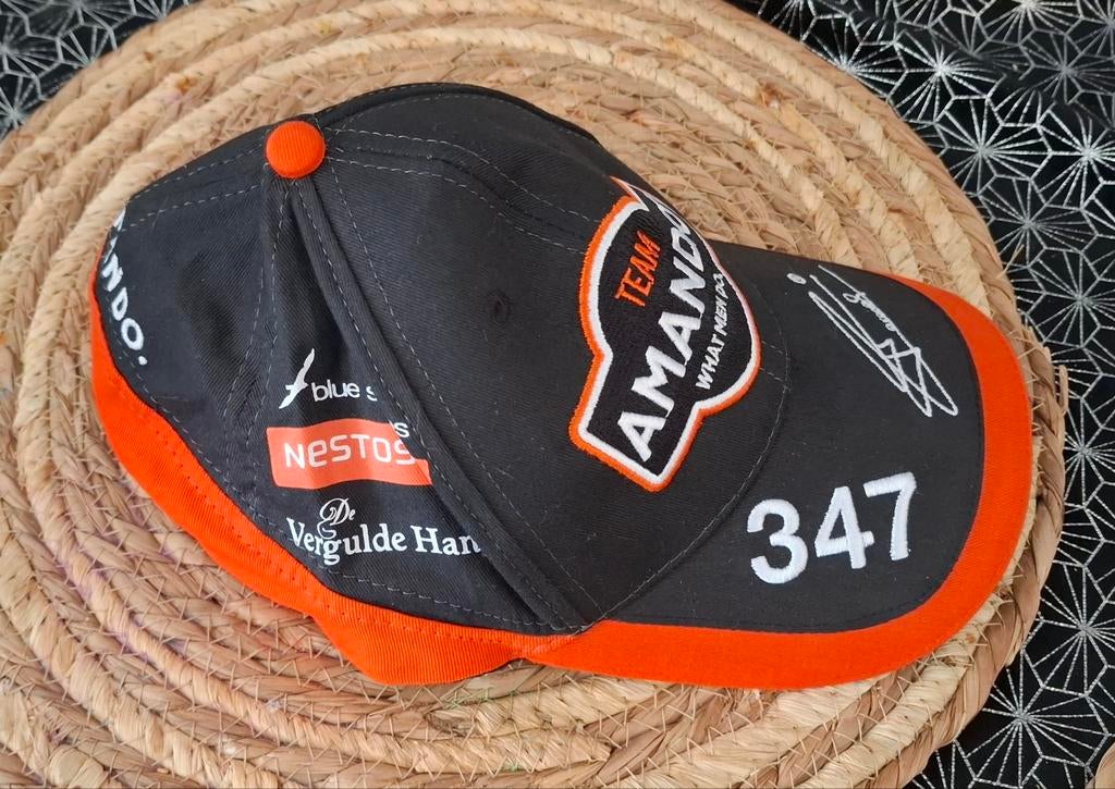 Team Amando Pet - Gesigneerd door coureur, Team Amando, One size fits all, Ophalen of Verzenden, Pet
