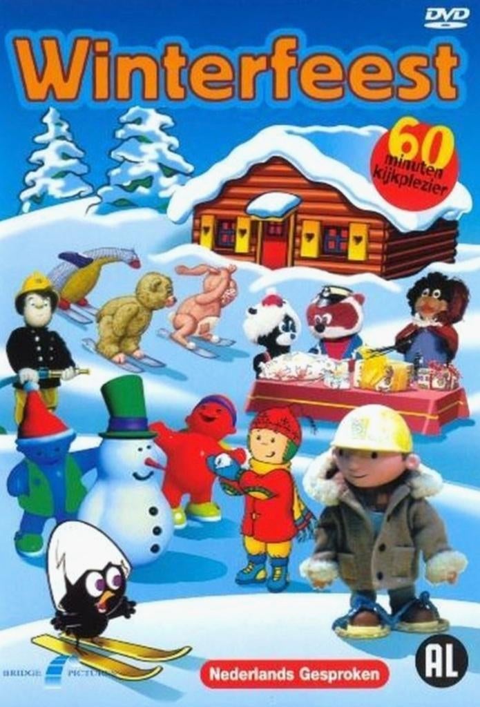 Winterfeest Bob Sam Berenboot Calimero Jellabies Tuttels dvd, Alle leeftijden, Ophalen of Verzenden, Zo goed als nieuw