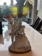 Oude antieke stenen schemerlamp, Ophalen of Verzenden