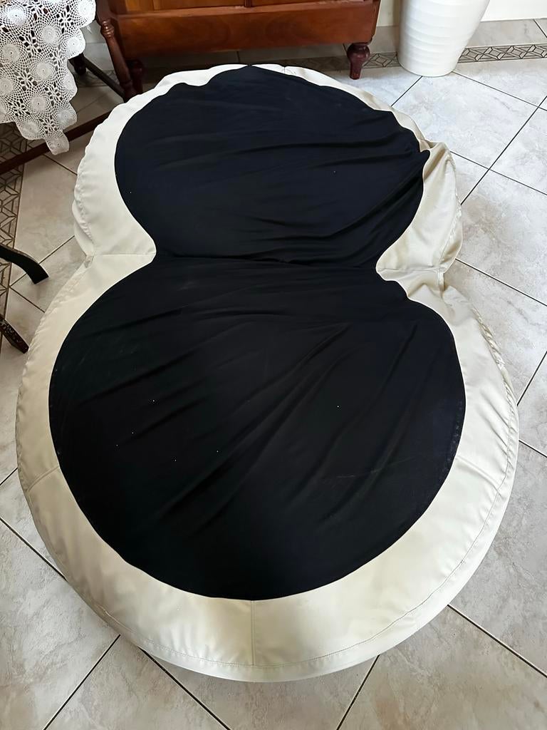 Ligne Roset Dubbele Zitzak - De Spits Alexandrium, Ophalen, Gebruikt, Zwart, Zitzak